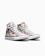 【数量限定】ALL STAR Chuck Taylor x  KIDS Hello Kitty And Friends All Star Easy-On Stickers White HI CUT A17701C
