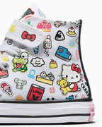 【数量限定】ALL STAR Chuck Taylor x  KIDS Hello Kitty And Friends All Star Easy-On Stickers White HI CUT A17701C