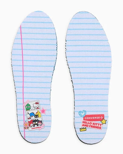 【数量限定】ALL STAR Chuck Taylor x  KIDS Hello Kitty And Friends All Star Easy-On Stickers White HI CUT A17701C