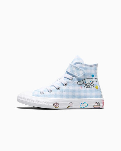 【数量限定】ALL STAR Chuck Taylor x  KIDS Hello Kitty And Friends All Star Easy-On Stickers Cinnamoroll Baby Blue HI CUT A17702C