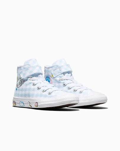 【数量限定】ALL STAR Chuck Taylor x  KIDS Hello Kitty And Friends All Star Easy-On Stickers Cinnamoroll Baby Blue HI CUT A17702C