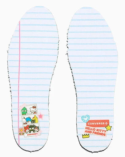 【数量限定】ALL STAR Chuck Taylor x  KIDS Hello Kitty And Friends All Star Easy-On Stickers Cinnamoroll Baby Blue HI CUT A17702C