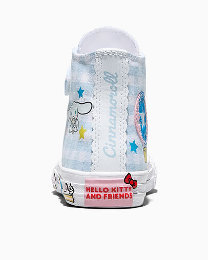 【数量限定】ALL STAR Chuck Taylor x  KIDS Hello Kitty And Friends All Star Easy-On Stickers Cinnamoroll Baby Blue HI CUT A17702C