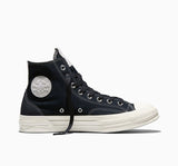 CT70 Canvas & Suede Total Eclipse Black HI CUT A17763C