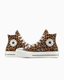 ALL STAR Lift Platform Leopard Suede Incensed HI CUT A17979C