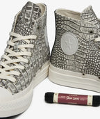【CT70復刻・数量限定】Converse Chuck Taylor All Star 'First String' Optical White Croc HI CUT A18413C