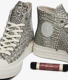 【CT70復刻・数量限定】Converse Chuck Taylor All Star 'First String' Optical White Croc HI CUT A18413C