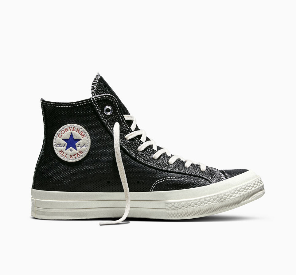 CT70 Perforated Leather(レザー) BLACK HI CUT A18848C – raretem.shop CT70 Perforated Leather(レザー) BLACK HI CUT A18848C – raretem.shop