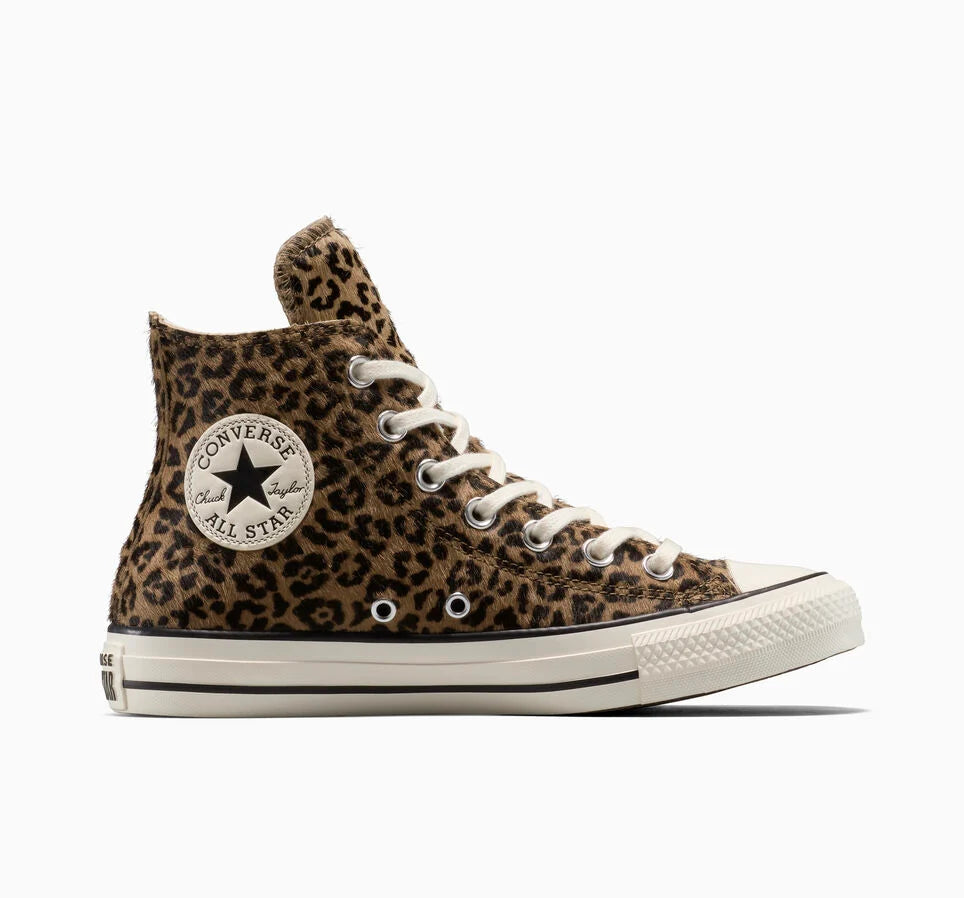 【EU限定】ALL STAR Leopard Pony Hair Sand Dune HI CUT A19274C