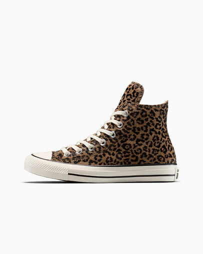 【EU限定】ALL STAR Leopard Pony Hair Sand Dune HI CUT A19274C