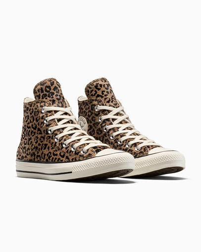 【EU限定】ALL STAR Leopard Pony Hair Sand Dune HI CUT A19274C