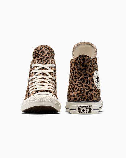 【EU限定】ALL STAR Leopard Pony Hair Sand Dune HI CUT A19274C