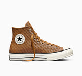 【海外限定】CT70 Woven Leather（レザー）Warm Tan HI CUT A19734C
