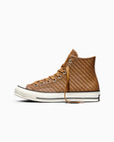 【海外限定】CT70 Woven Leather（レザー）Warm Tan HI CUT A19734C