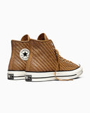 【海外限定】CT70 Woven Leather（レザー）Warm Tan HI CUT A19734C