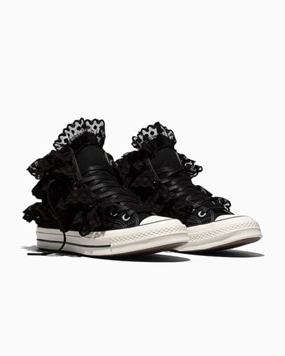 【EU限定】CT70 3-D Flourish Black Crochet HI CUT A21302C