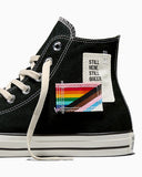 ALL STAR Chuck Taylor Pride Patch Black HI CUT A22006C