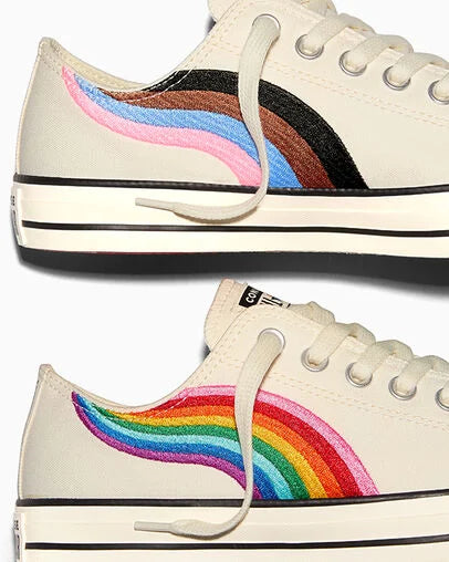 ALL STAR Chuck Taylor Pride Wave Vintage White LOW CUT A22007C
