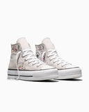 ALL STAR  Lift Platform Chuck Taylor Cherry Blossoms Light Grey HI CUT A24135C snms.shop