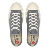 CT70 OG Play Comme des Garcons Chuck 70 Ox Steel Gray LOW CUT A08797C