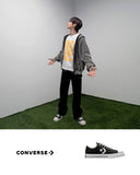 【NCT JISUNG 着用】ALL STAR Star Player 76 Premium Canvas Black LOW CUT A01607C