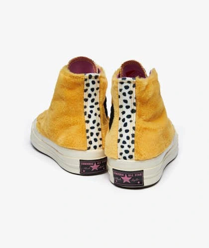 CT70 Fleece Citron Zest Polka Dot HI CUT 572050C