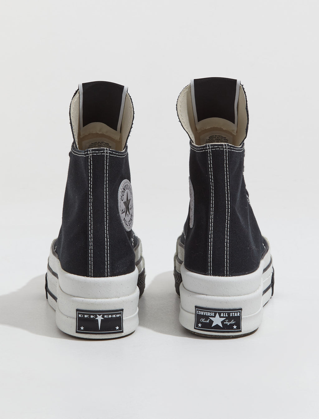 【SEVENTEEN HOSHI着用】CT70 X DRKSHDW（リック オウエンス）DBL DRKSTAR BLACK HI CUT A04954C