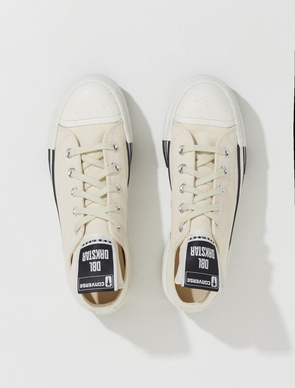 【SEVENTEEN ジョシュア 着用・11月再入荷・数量限定】CT70 X DRKSHDW（リック オウエンス）DBL DRKSTAR IVORY LOW CUT A04955C