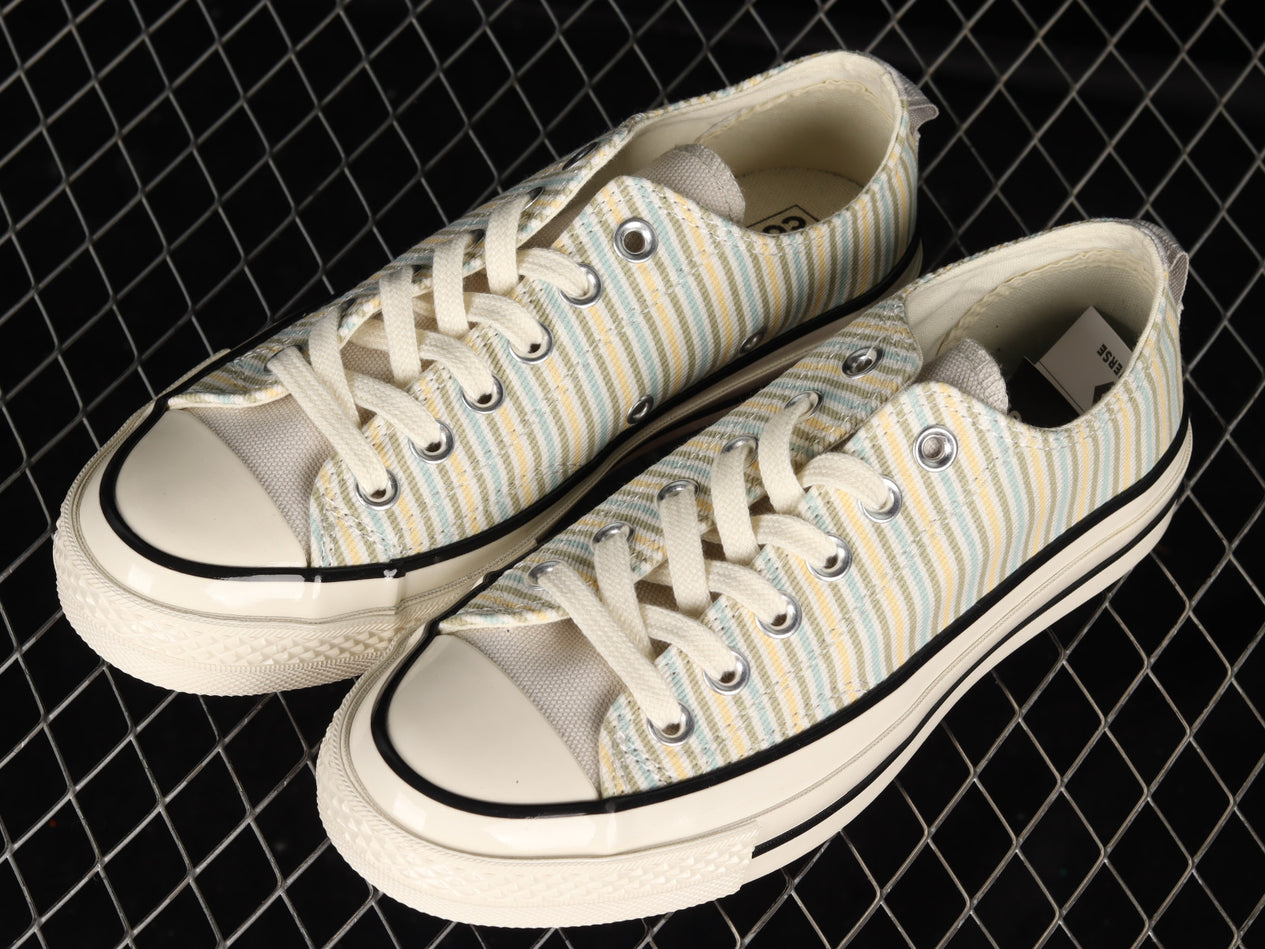 CT70 LOFI CRAFTED STRIPE EGRET LOW CUT A02293C