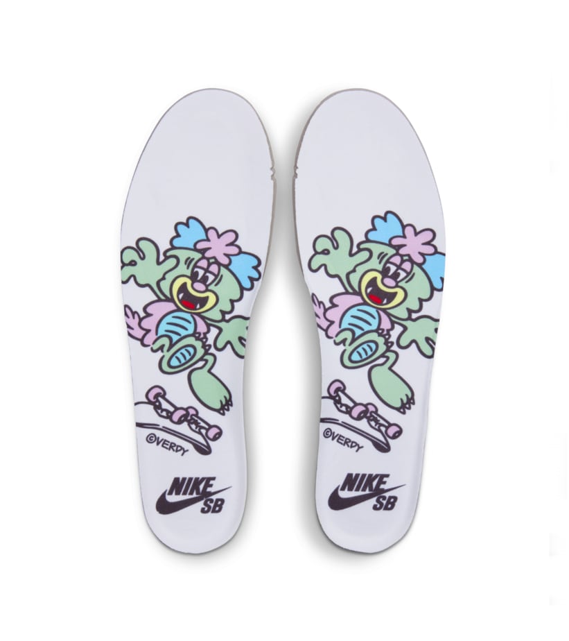 Nike x Verdy SB Dunk Low Pro Blue Gaze and Enamel Green