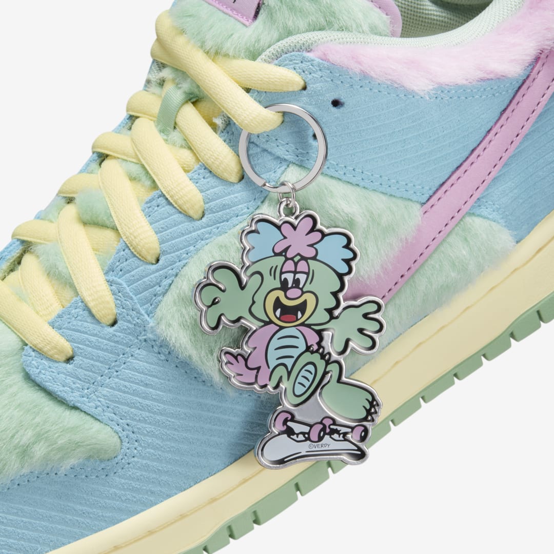 Nike x Verdy SB Dunk Low Pro Blue Gaze and Enamel Green