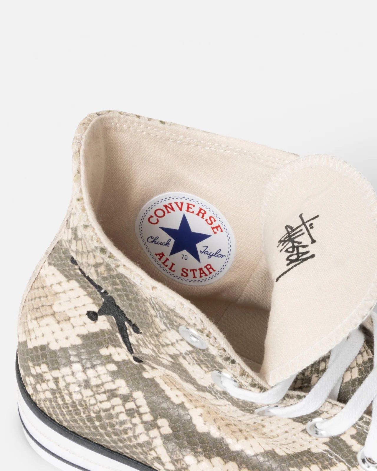 CT70 STUSSY ステューシー Leather（レザー） Snakeskin HI CUT A11674C