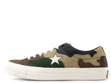 【旧旧品番】ONE STAR（三ツ星）RETRO FOUNDATIONAL X Sneakersnstuff Camo Brown LOW CUT 161406C