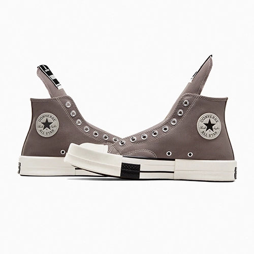 靴 Converse x DRKSHDW CT 70 CT70 X Drkshdw Turbodrk（Rick Owens）2023年新型 IRON GREY HI CUT