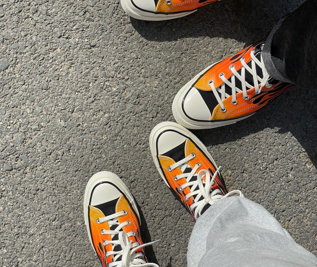 【デットストック】CT70 FLAME BLACK LOW CUT 167813C