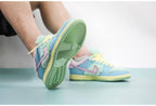 Nike x Verdy SB Dunk Low Pro Blue Gaze and Enamel Green