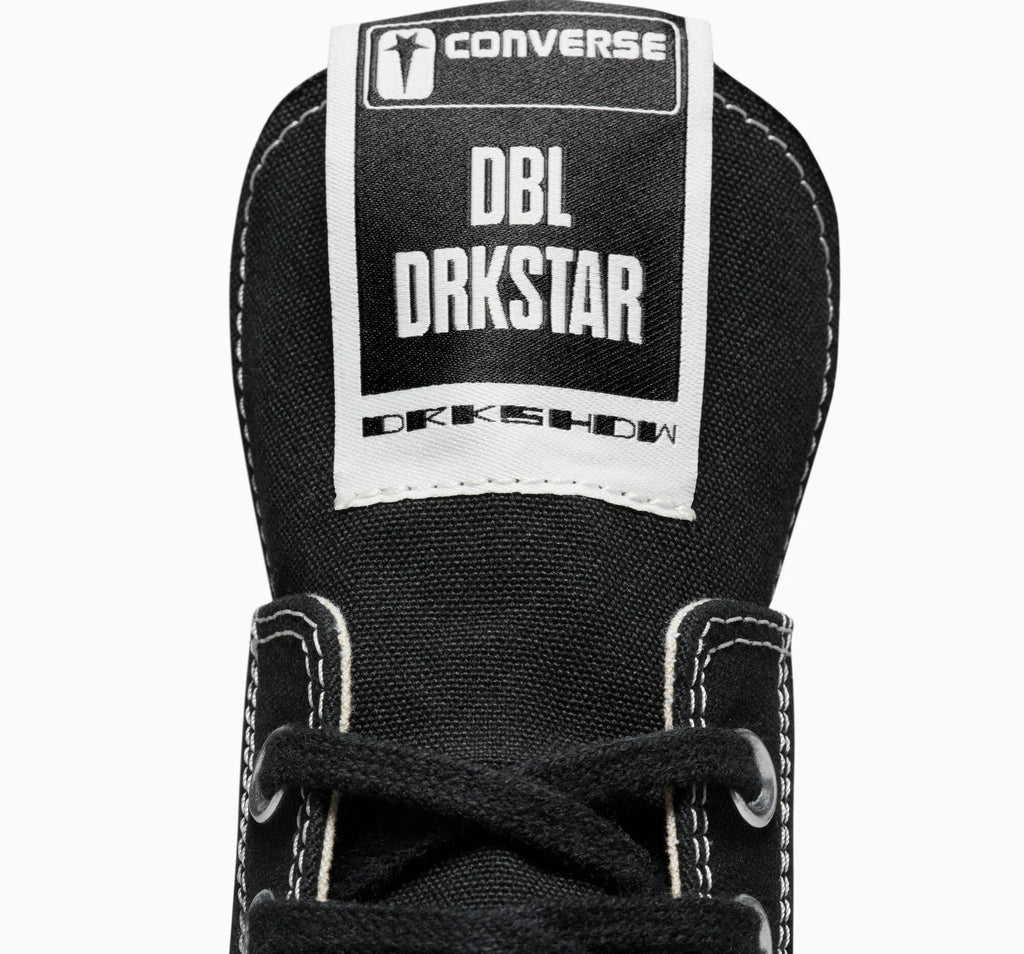 【SEVENTEEN HOSHI着用】CT70 X DRKSHDW（リック オウエンス）DBL DRKSTAR BLACK HI CUT A04954C