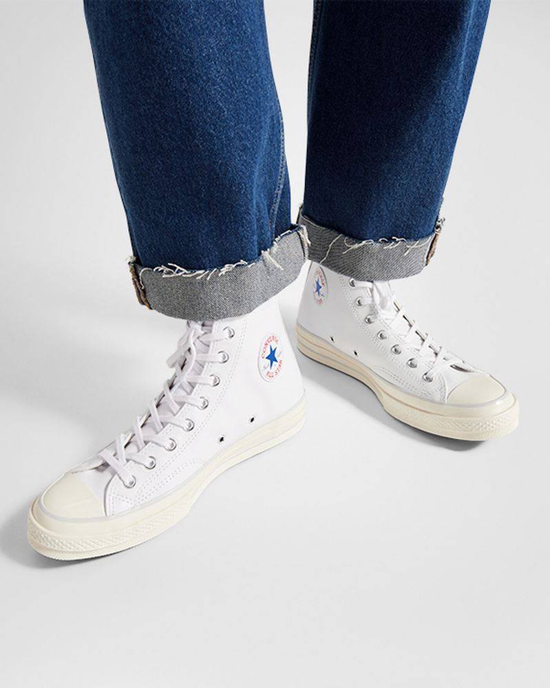 【旧パッチ・復刻モデル】CT70  CLASSIC LEATHER（レザー）WHITE  HI CUT A07201C