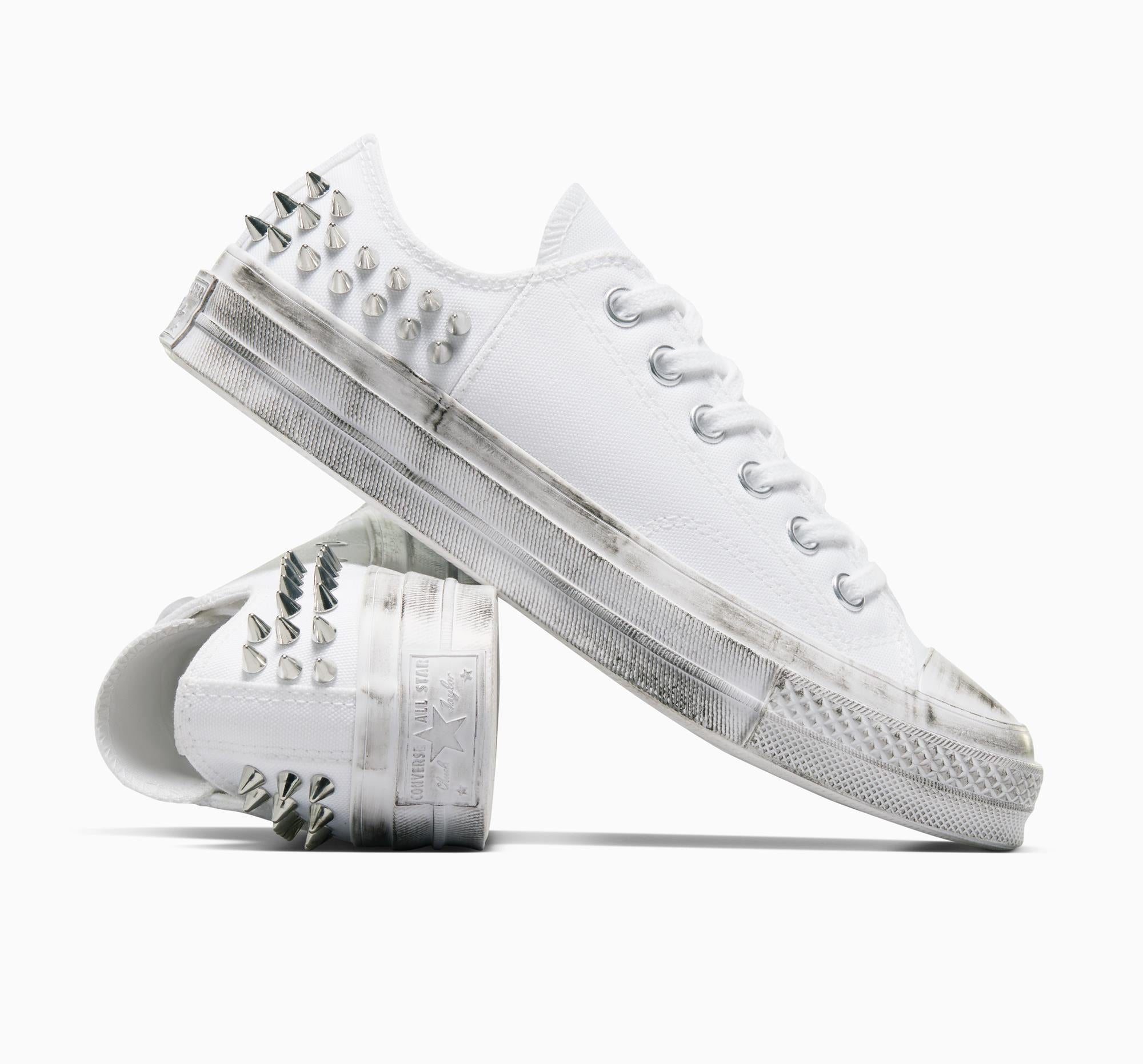 【EU限定】CT70 Studded WHITE LOW CUT A07208C
