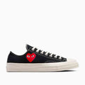 CT70 OG PLAY Comme des Garçons Single Heart BLACK LOW CUT A08804C