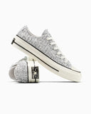 CT70 Metallic Tweed Shine Barely Grey LOW CUT A14443C