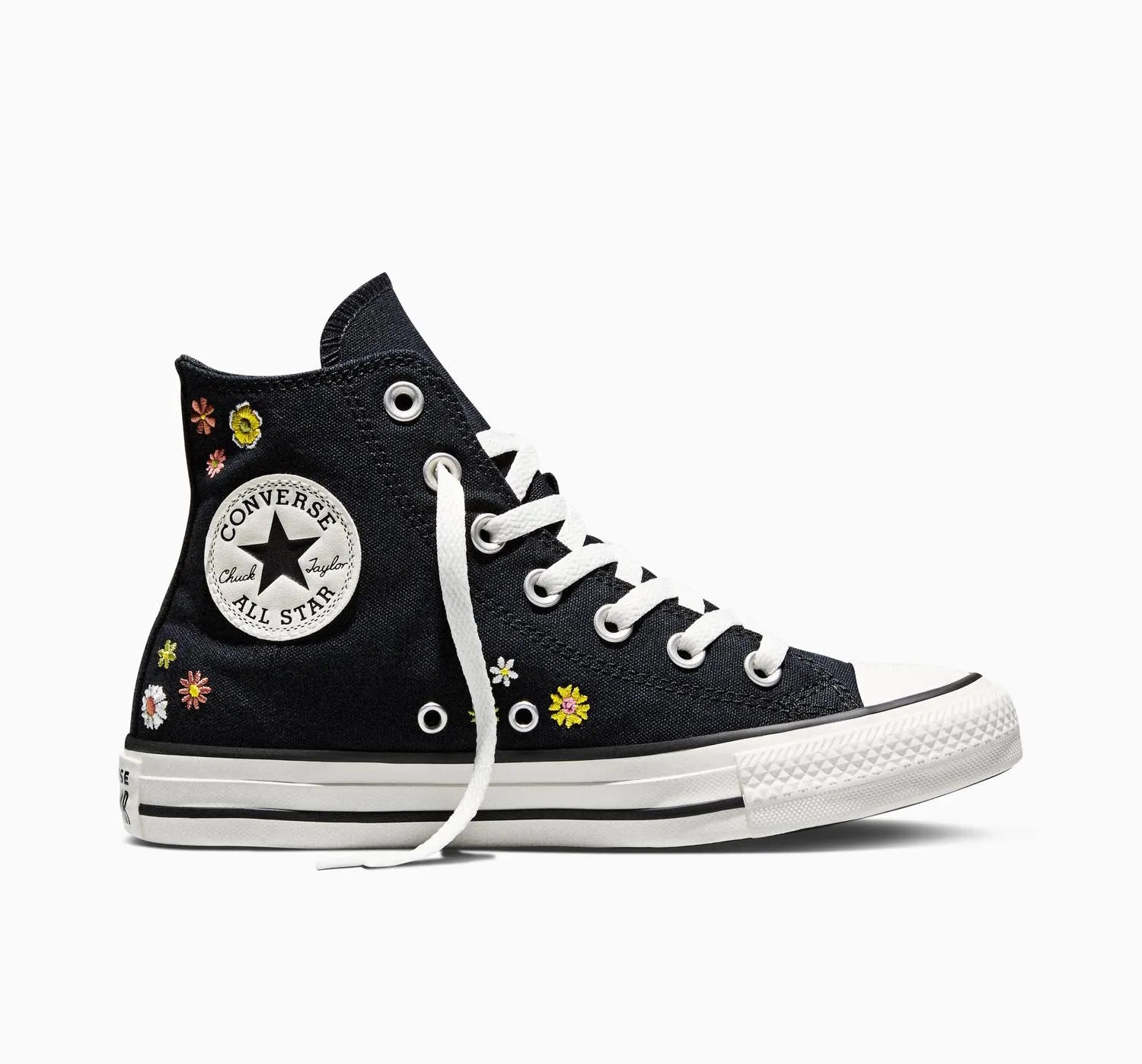 【EU限定】ALL STAR Chuck Taylor Embroidered Florals BLACK HI CUT A16902C