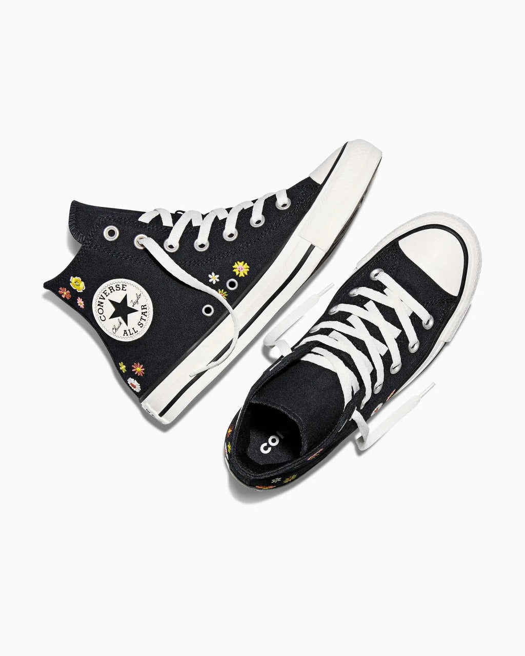 【EU限定】ALL STAR Chuck Taylor Embroidered Florals BLACK HI CUT A16902C