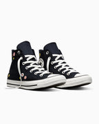 【EU限定】ALL STAR Chuck Taylor Embroidered Florals BLACK HI CUT A16902C