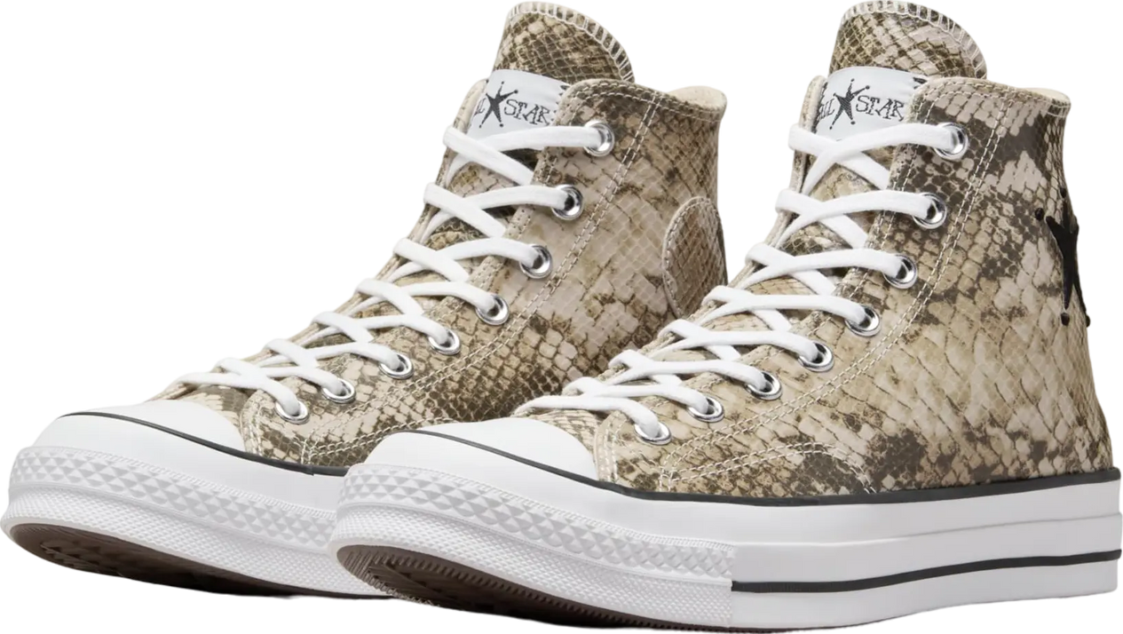 【2024年10月新作・数量限定】CT70 STUSSY ステューシー Leather（レザー） Snakeskin HI CUT A11674C