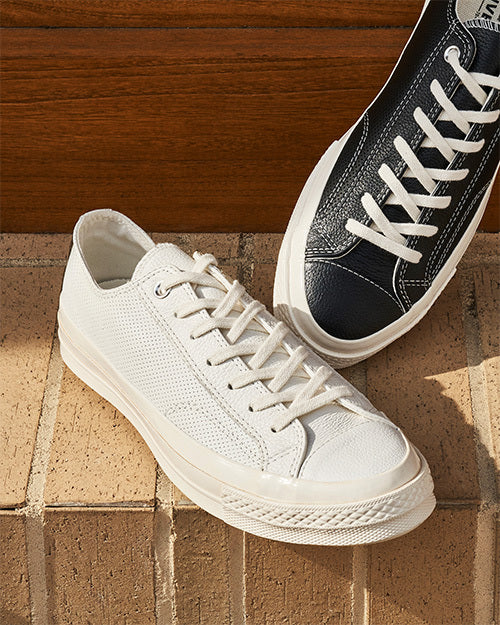 CT70 Perforated Leather（レザー） White LOW CUT A18849C – raretem.shop