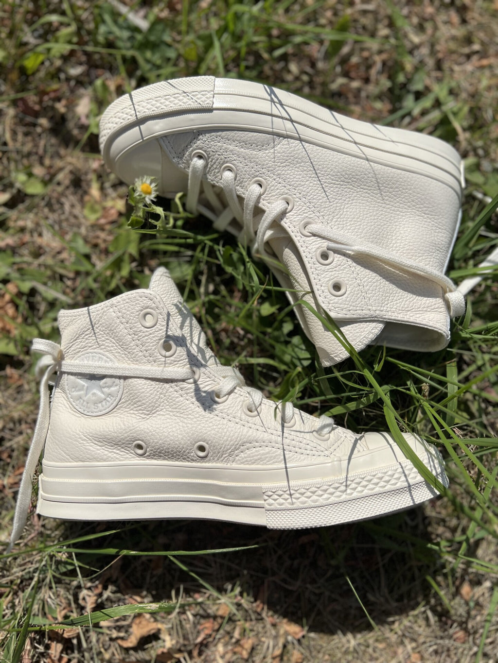 【数量限定】CT70 PREMIUM LEATHER（レザー） WHITE HI CUT A00731C