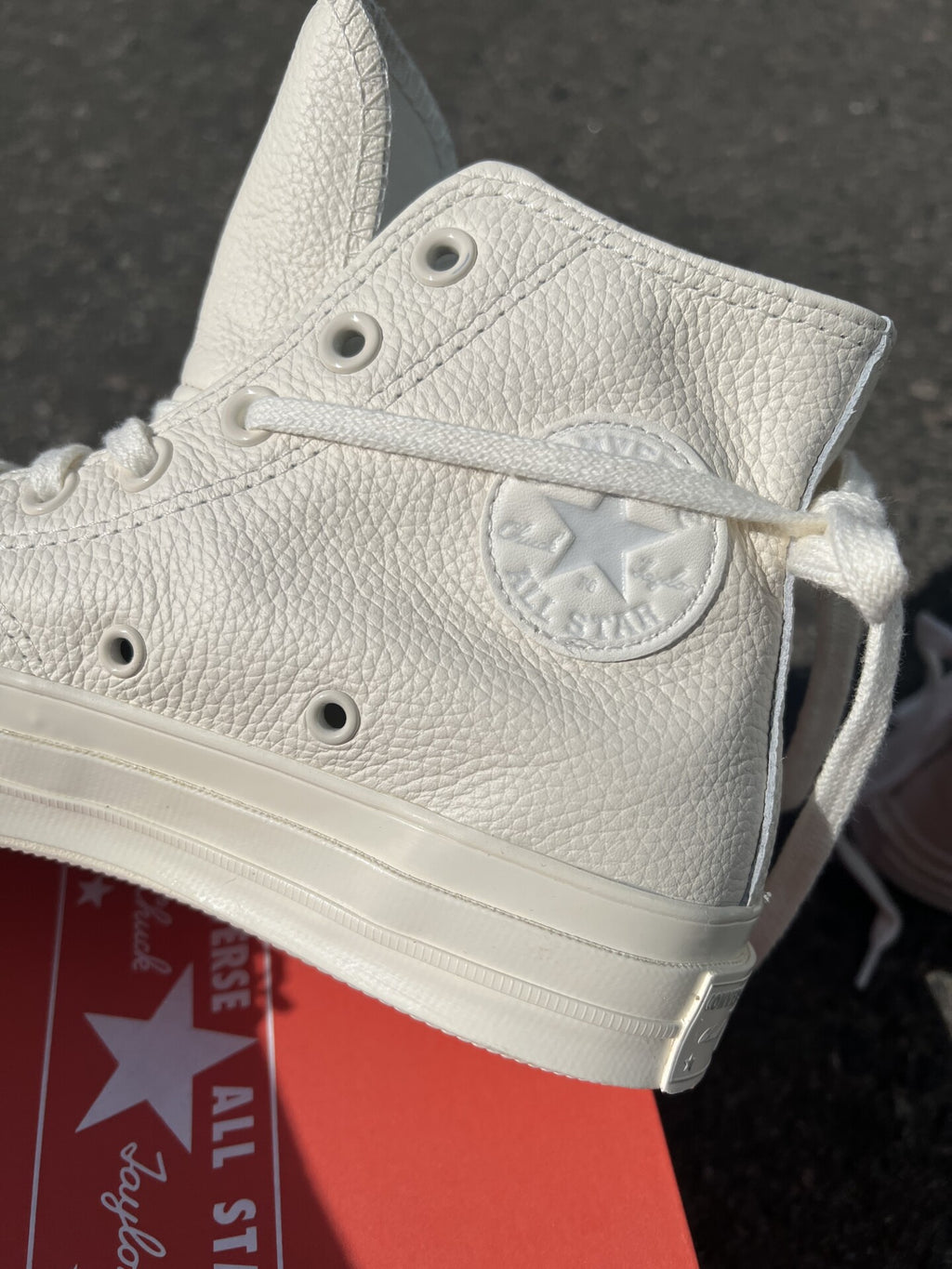 【数量限定】CT70 PREMIUM LEATHER（レザー） WHITE HI CUT A00731C