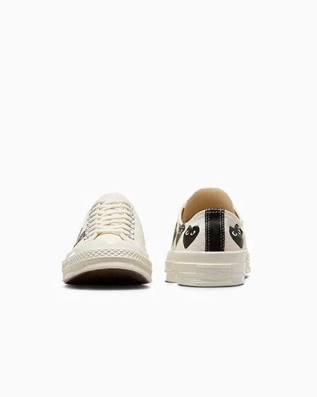 CT70 X Play Comme des Garcons Chuck 70 Ox Multi Heart Egret LOW CUT A08150C