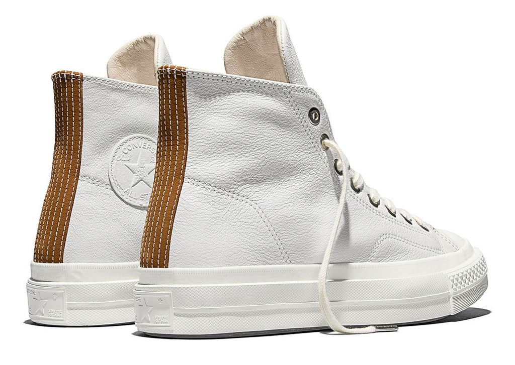 【CT70復刻・数量限定】Converse Chuck Taylor All Star 'First String' Premium Leather Natural White HI CUT A14281C